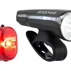 SIGMA Aura 60 Frontlicht + Nugget II Rücklicht LED Beleuchtungsset M. STVZO