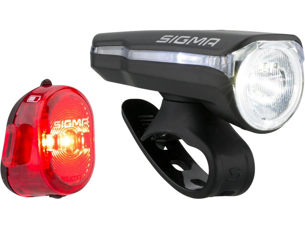 SIGMA Aura 60 Frontlicht + Nugget II Rücklicht LED Beleuchtungsset M. STVZO 1 SIGMA Aura 60 Frontlicht + Nugget II Rücklicht LED Beleuchtungsset M. STVZO