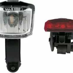 XLC Front Beamer+Rear Beamer Titania Beleuchtungsset CL-S16 Mit StVZO -SKS Verkaufsladen 236298