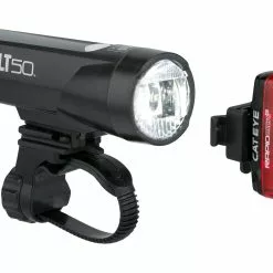 Cateye HL-EL550G RC GVOLT50 + TL-LD620G RapidMicroG Beleuchtungsset Mit StVZO