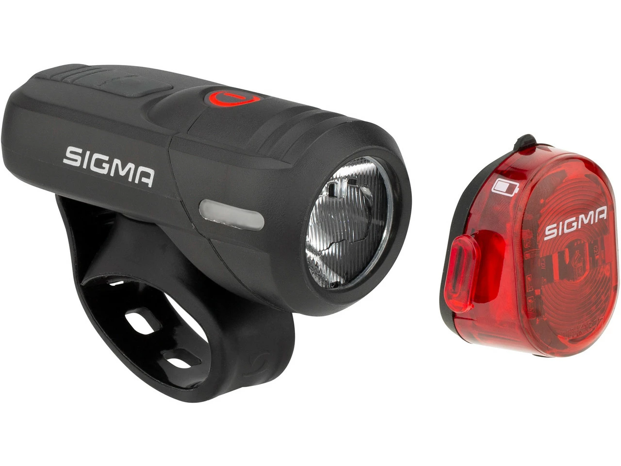 SIGMA Aura 45 Frontlicht + Nugget II Rücklicht LED Beleuchtungsset M. StVZO 2 SIGMA Aura 45 Frontlicht + Nugget II Rücklicht LED Beleuchtungsset M. StVZO – Bild 2