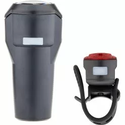 AXA Compactline 20 USB Frontlicht + Rücklicht Set Mit StVZO-Zulassung -SKS Verkaufsladen 401342