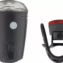 AXA Greenline 15 LED Frontlicht + LED Rücklicht Set Mit StVZO -SKS Verkaufsladen 401349