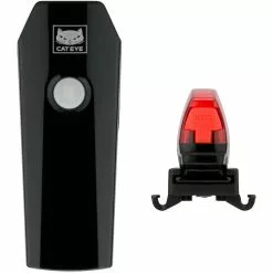 Cateye HL-EL360G RC GVOLT25 + TL-LD620G RapidMicroG Beleuchtungsset Mit StVZO 11 Cateye HL-EL360G RC GVOLT25 + TL-LD620G RapidMicroG Beleuchtungsset Mit StVZO -SKS Verkaufsladen 405095