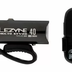 Lezyne Hecto 40 Frontlicht + Stick Rücklicht Beleuchtungsset Mit StVZO -SKS Verkaufsladen 405116