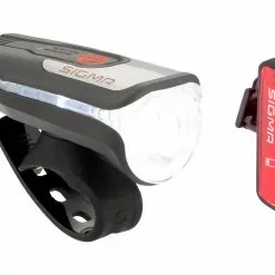 SIGMA Aura 80 Frontlicht + Blaze Rücklicht Mit Bremslicht LED Set Mit StVZO