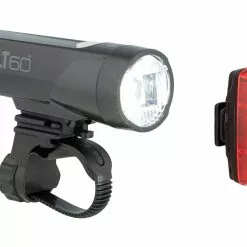 Cateye GVolt 60 + Rapid Micro G Beleuchtungsset Mit StVZO-Zulassung