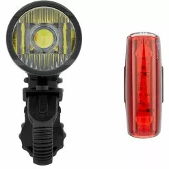 Cateye GVolt 60 + Rapid Micro G Beleuchtungsset Mit StVZO-Zulassung -SKS Verkaufsladen 434350